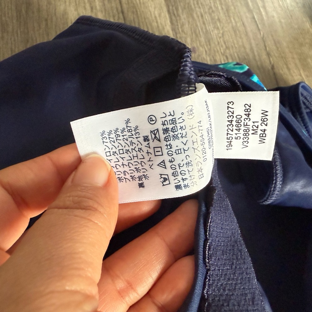 Lands' End Blue and Purple Swimsuit size 26w - Picture 4 of 7
